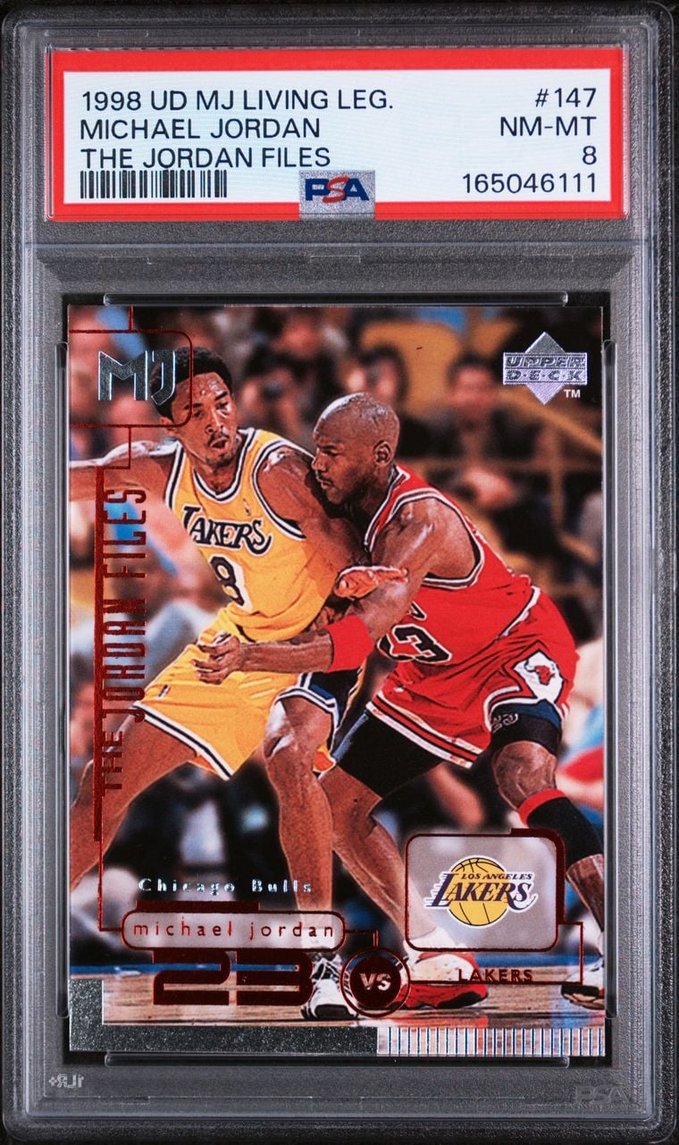 1998 MICHAEL JORDAN #147 THE JORDAN FILES PSA 8.0