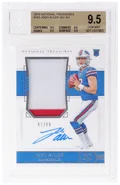 2018 National Treasures Rookie Patch Autograph Josh Allen #163 81/99 BGS 9.5