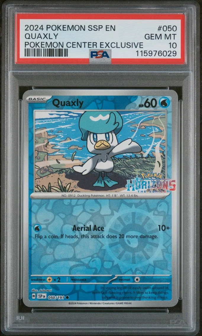 2024 #050 Quaxly PSA 10 Ssp EN-Surging Sparks — Common