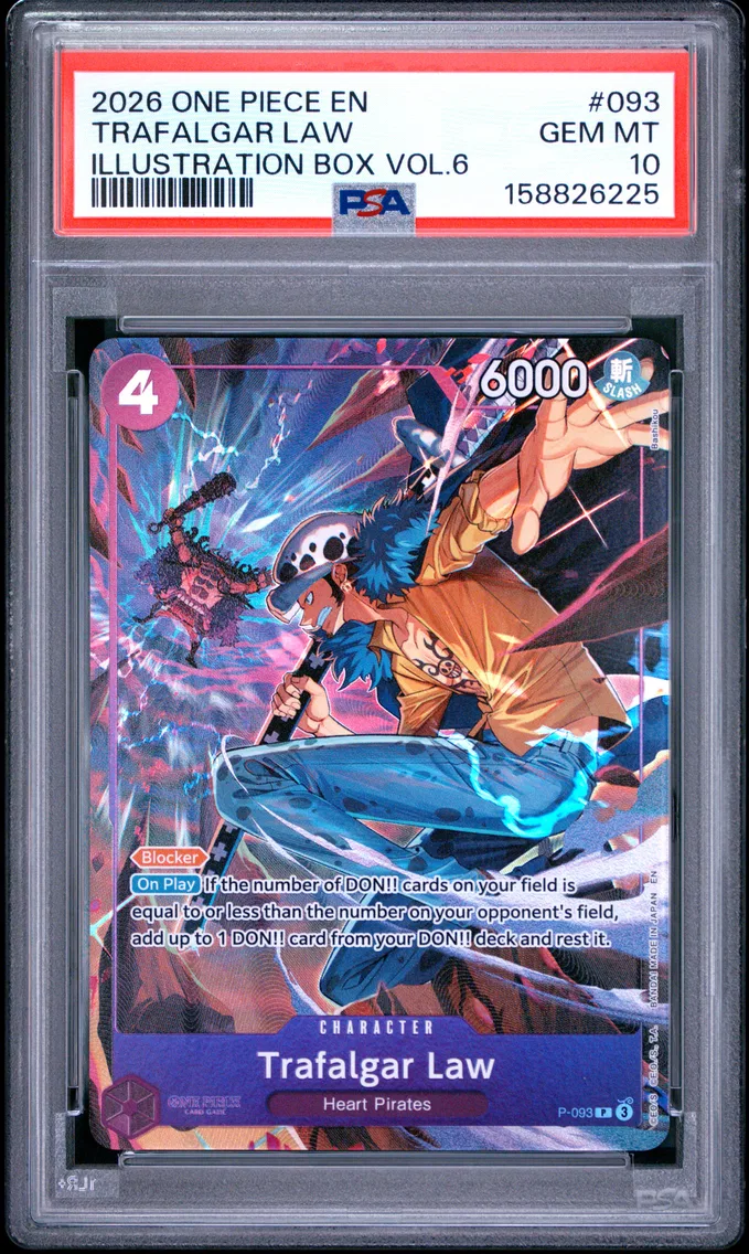 2026 #093 Trafalgar Law PSA 10 One Piece Promos