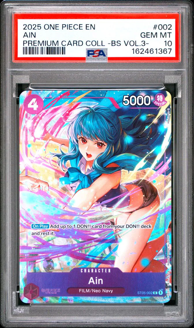 2025 #002 AIN PSA 10 One Piece Premium Card Collection -Best Selection Vol.3-