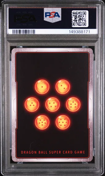2020 #BT10-095 SS Gogeta, Dynamic Unison PSA 10 Dragon Ball Super Card Game Series 10 Rise of the Unison Warrior, back