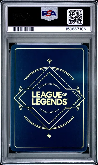2026 #082a Ezreal - Dashing PSA 10 Riftbound: League of Legends Sfd-Spiritforged, back