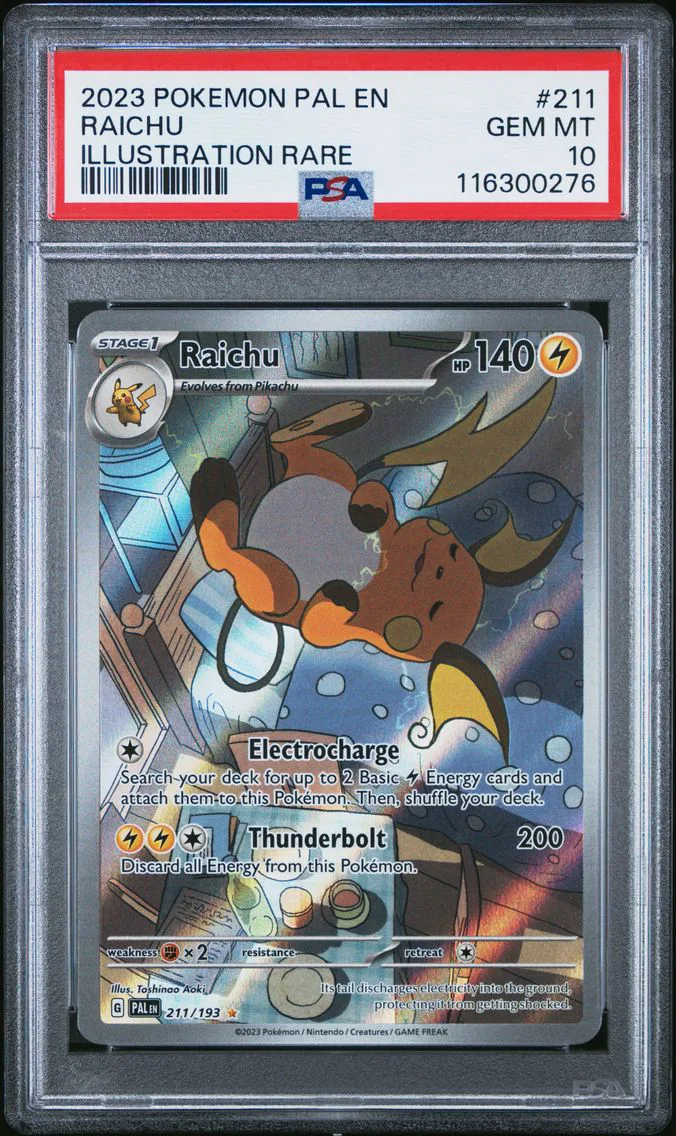 2023 #211 Raichu PSA 10 Pal EN-Paldea Evolved