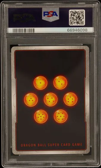 2020 #BT10-068 Vegeta, the Lone Prince PSA 10 Dragon Ball Super Card Game Series 10 Rise of the Unison Warrior, back