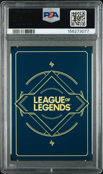 2025 #111a Heimerdinger - Inventor PSA 10 Riftbound: League of Legends Ogn-Origins, back