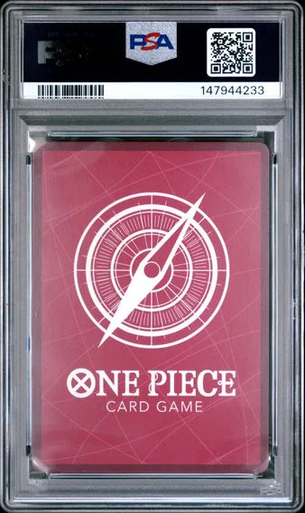 2025 #001 Silvers Rayleigh PSA 10 One Piece OP12-Legacy of the Master, back