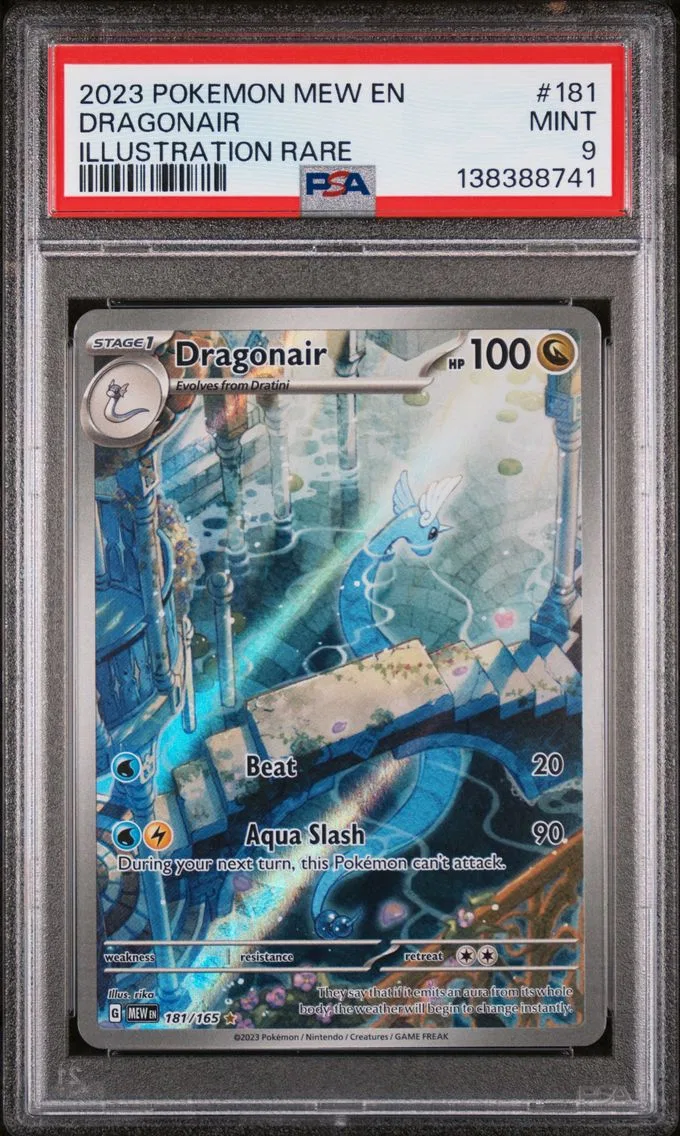 2023 #181 Dragonair PSA 9 Mew EN-151