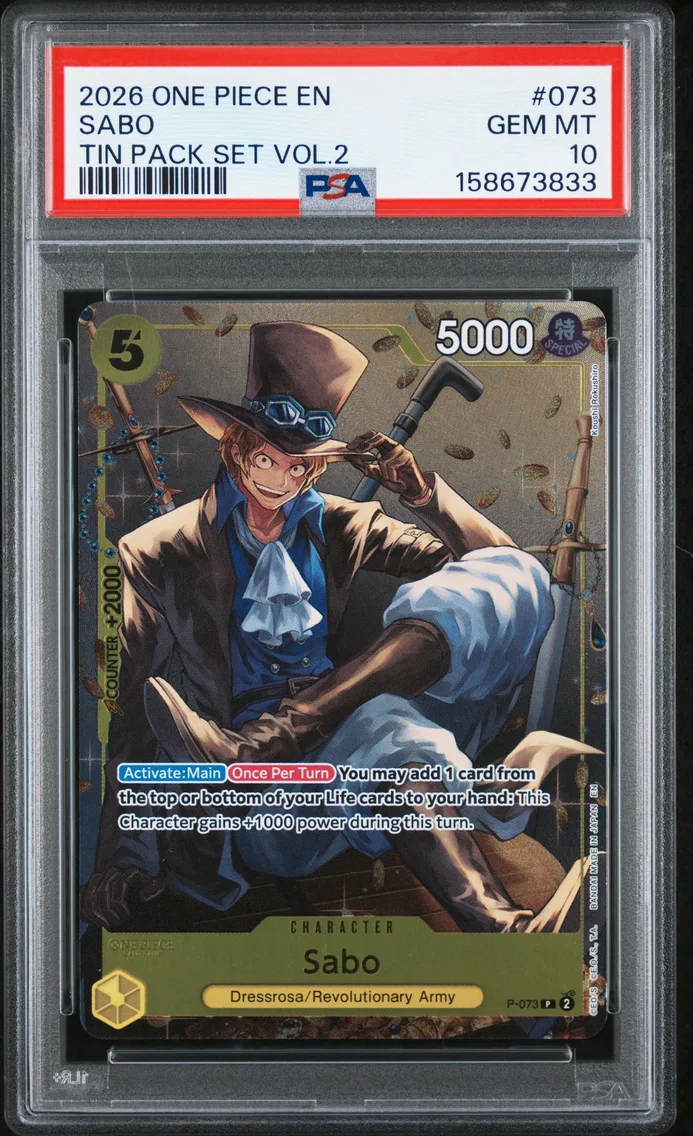 2026 #073 Sabo PSA 10 One Piece Promos