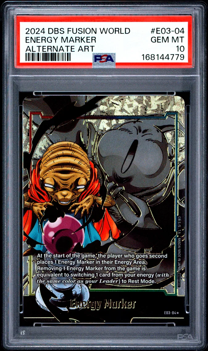 2024 #E03-04 Energy Marker PSA 10 Dragon Ball Super Card Game Fusion World Energy Marker Pack 03