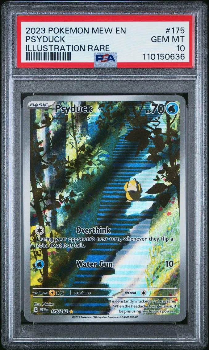 2023 #175 Psyduck PSA 10 Mew EN-151 Pokemon