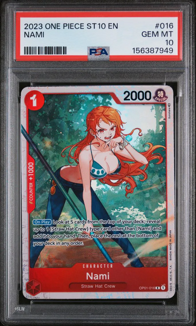 2023 #016 Nami PSA 10 One Piece Ultra Deck ST10-the Three Captains