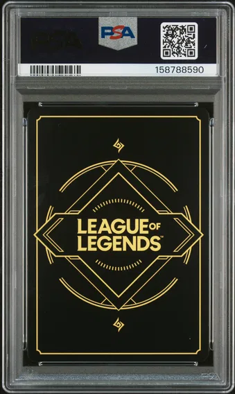 2025 #304 Lee Sin - Blind Monk PSA 10 Riftbound: League of Legends Ogn-Origins, back