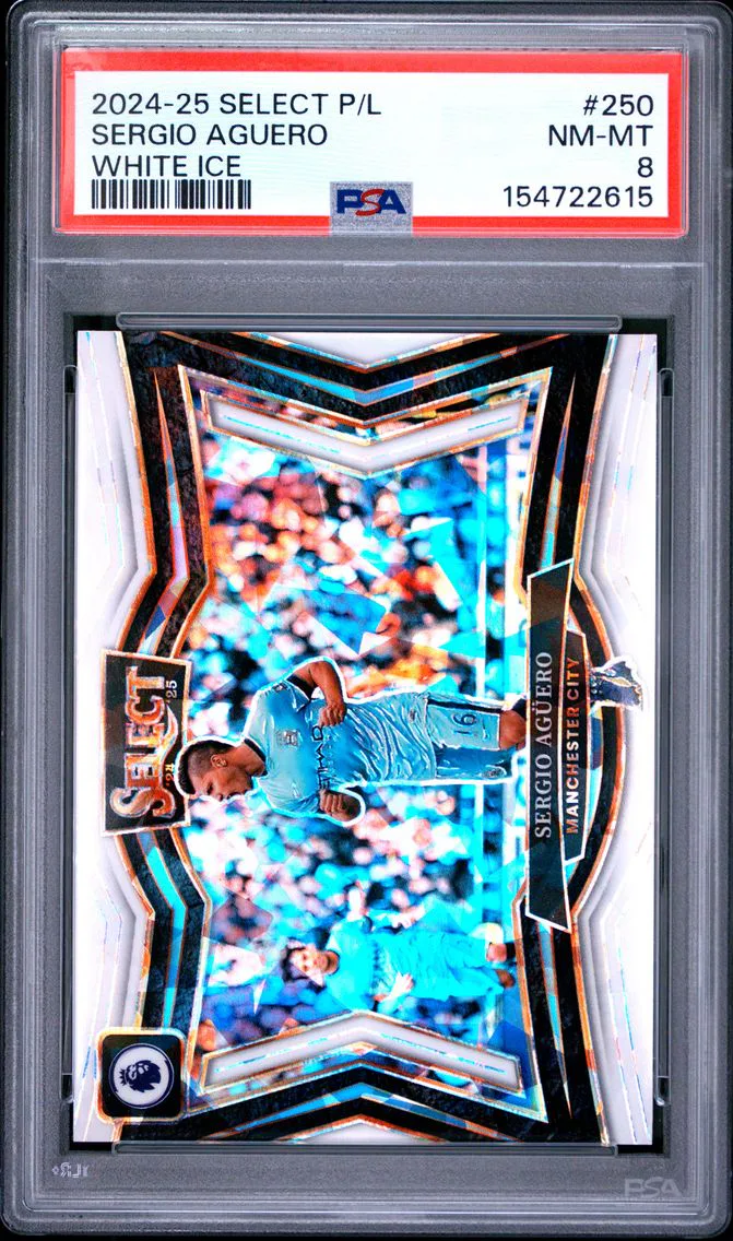2024 #250 Sergio Aguero PSA 8 Panini Select Premier League