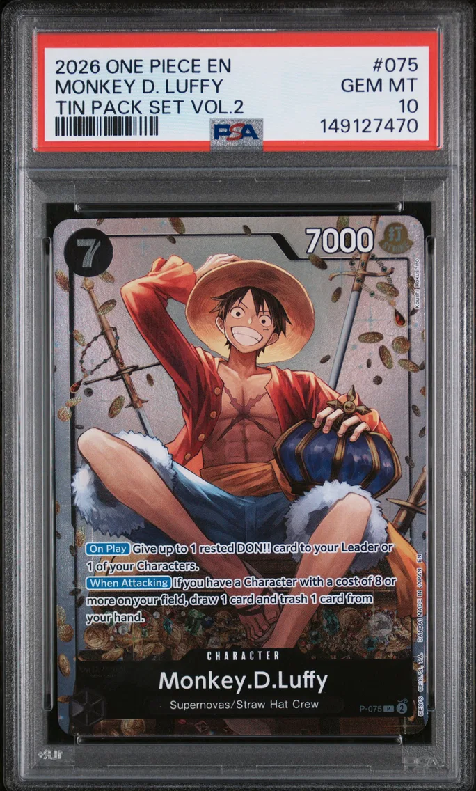 2026 #075 Monkey D. Luffy PSA 10 One Piece Promos