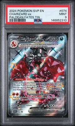 Charizard ex #074 PSA 9
