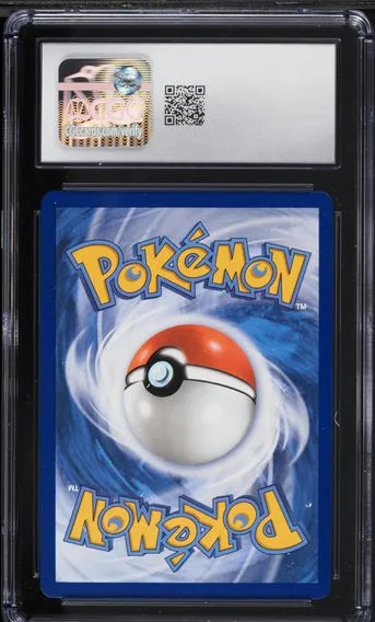 Meowth #106, back of the slab