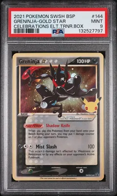 Greninja-Gold Star #144 PSA 9