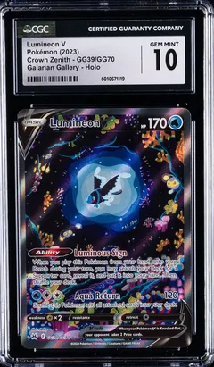 Lumineon V #GG39 CGC 10