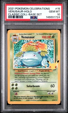 Venusaur #15 PSA 10