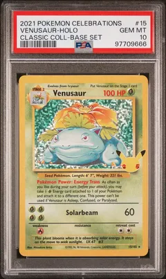Venusaur #15 PSA 10
