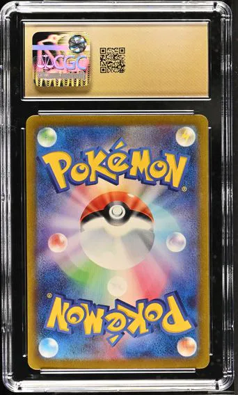 Blastoise ex #202, back of the slab