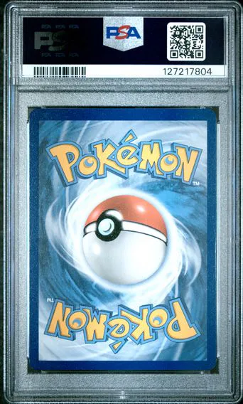 Umbreon & Darkrai GX #SM241, back of the slab