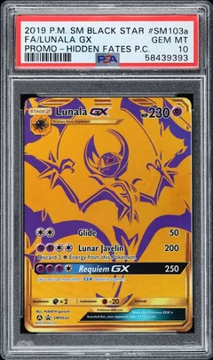 Lunala GX #SM103a PSA 10