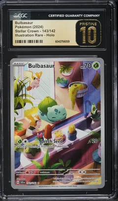 Bulbasaur #143 CGC Pristine 10
