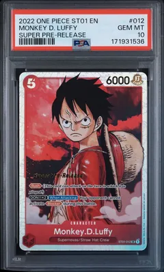 Monkey D. Luffy #012 PSA 10