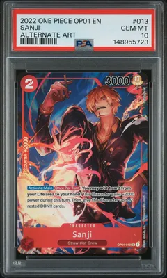 Sanji #OP01-013 PSA 10