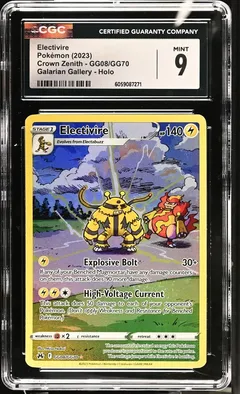 Electivire #GG08/GG70 CGC 9