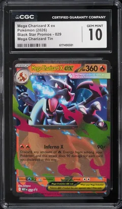 Mega Charizard X ex #29 CGC 10