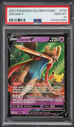 Zacian V #16 PSA 10