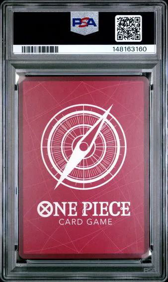 Monkey D. Luffy #OP13-001, back of the slab