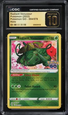 Radiant Venusaur #4 CGC Pristine 10