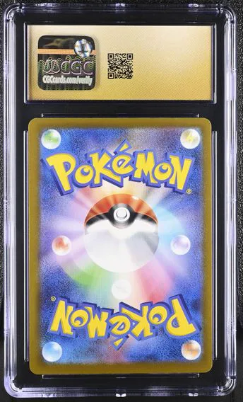 N's Zoroark ex #242, back of the slab