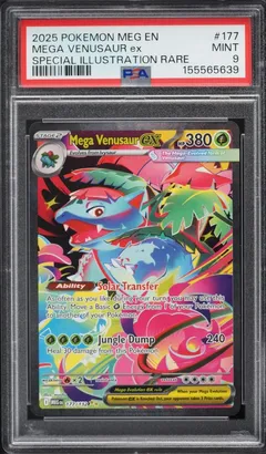Mega Venusaur ex #177 PSA 9