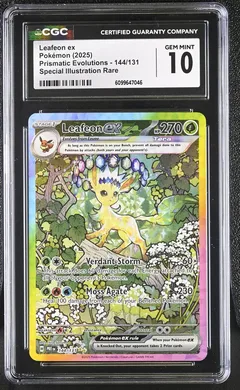 Leafeon ex #144 CGC 10