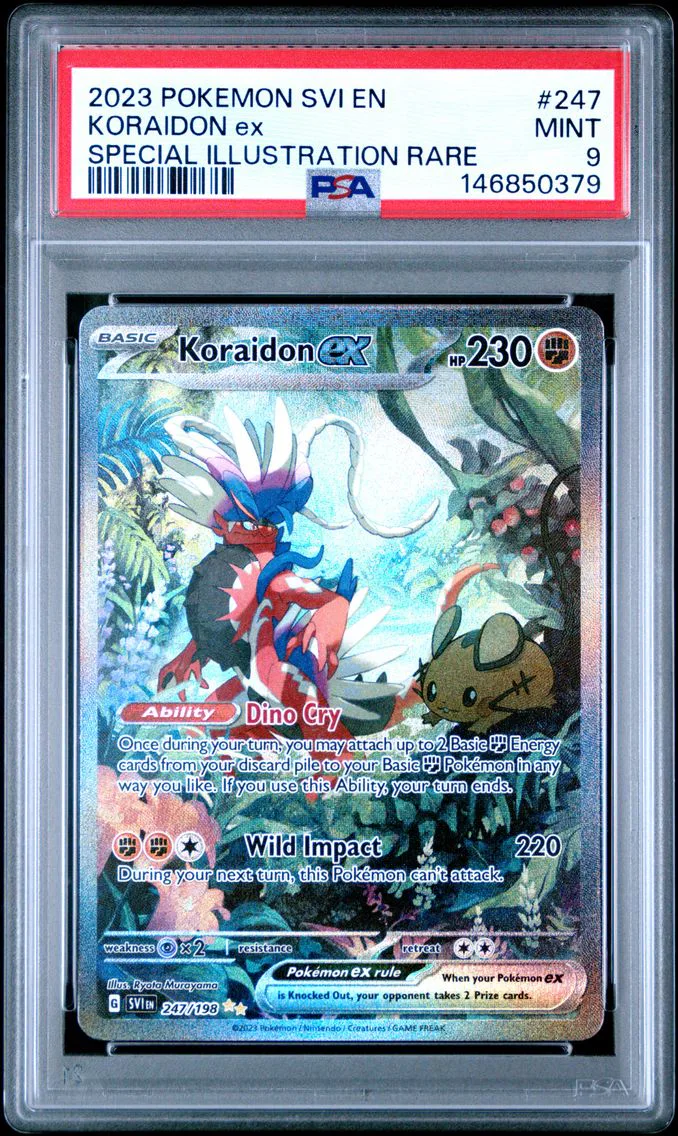 2023 #247 Koraidon EX PSA 9 Svi EN-Scarlet & Violet Pokemon