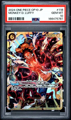 Monkey D. Luffy #OP10-118 PSA 10