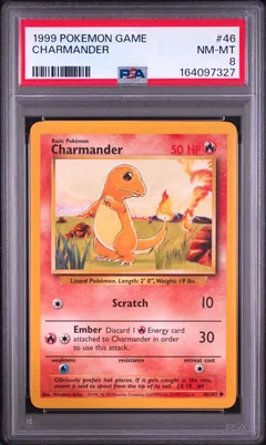 Charmander #46 PSA 8