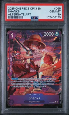 Shanks #OP13-065 PSA 10