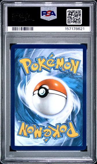 Misty's Psyduck #193, back of the slab