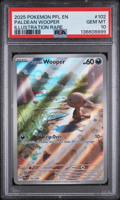 Paldean Wooper #102 PSA 10