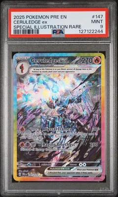 Ceruledge ex #147 PSA 9