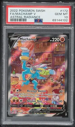 Machamp V #172 PSA 10