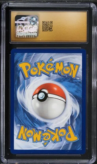 2024 #132 Sv Black Star Promo Illustration Collection Greninja Ex Pokémon, back of the slab