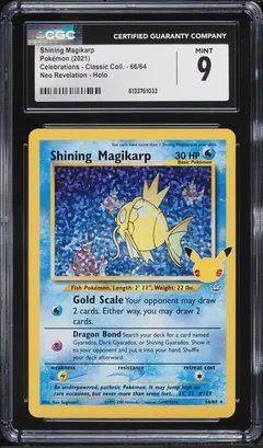 Shining Magikarp #66 CGC 9