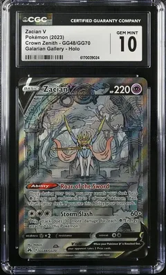 Zacian V #GG48/GG70 CGC 10